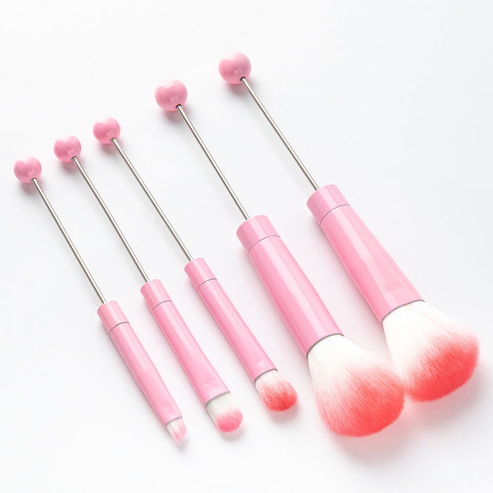 Wholesale Beadable Metal DIY Makeup Brush Set JDC-MB-HuaH001