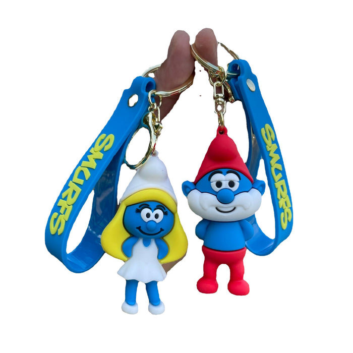 Wholesale Cartoon keychain, anime couple bag, pendant, car doll, small gift