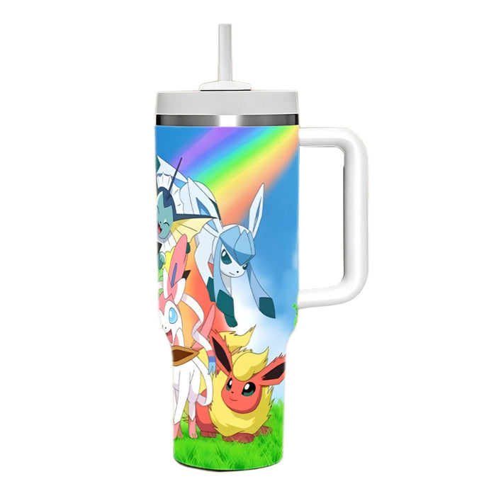Wholesale 2pcs 40oz cartoon Car Cup Insulated Cup Straw ice bullies cup