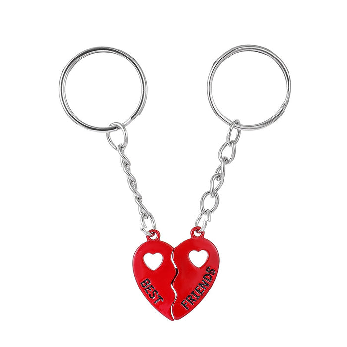 Wholesale Magnetic Heart Stainless Steel Keychain JDC-KC-JinZ008