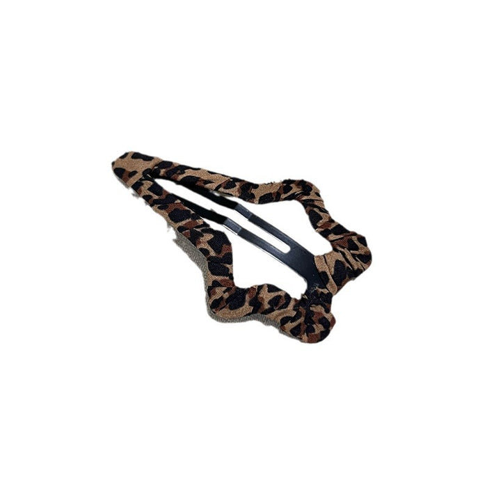 Wholesale Leopard Print BB Clip Bangs Clip Side Clip Broken Hairpin Hairpin Hairpin