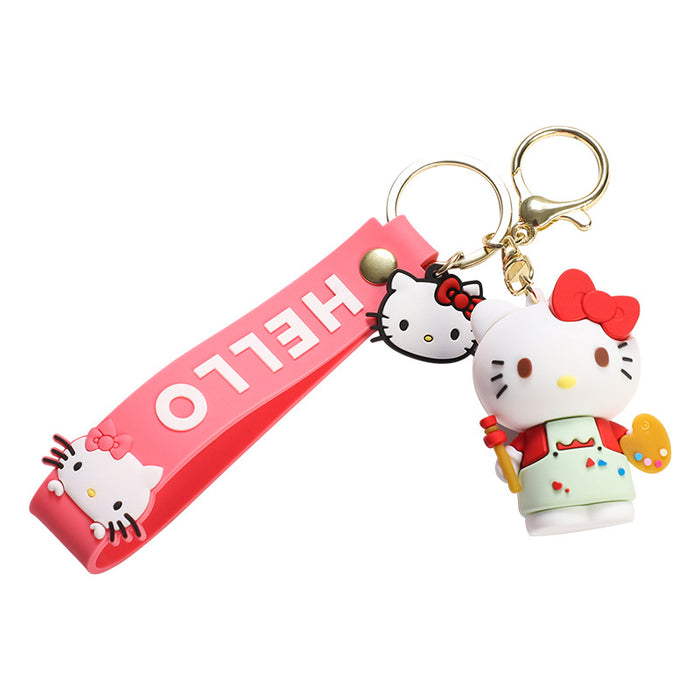 Wholesale Silicone Cartoon Doll Keychain JDC-KC-Benxin018