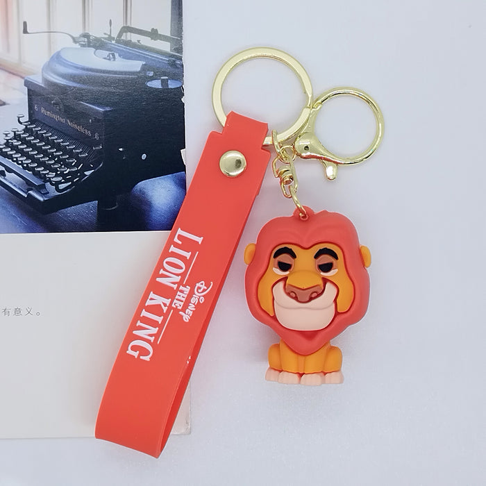 Wholesale Cartoon Lion Doll Keychain Pendant Bag Car Keychain Accessories