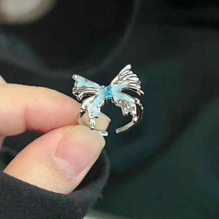 Wholesale utterfly Opening Ring for Women