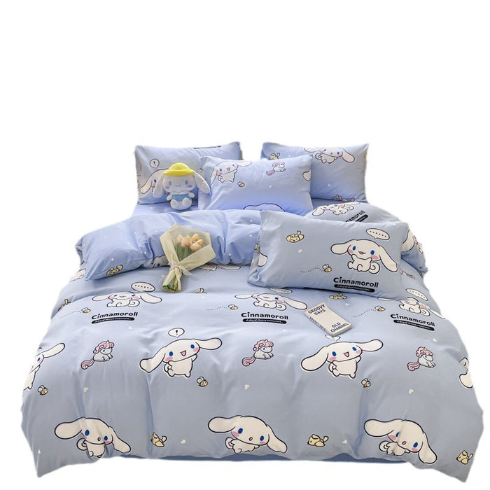 Wholesale Cartoon Bed Sheets, Dust Covers, Protective Covers, Skin Friendly and Frosted Bed Sheet JDC-SEE-AiErMei001