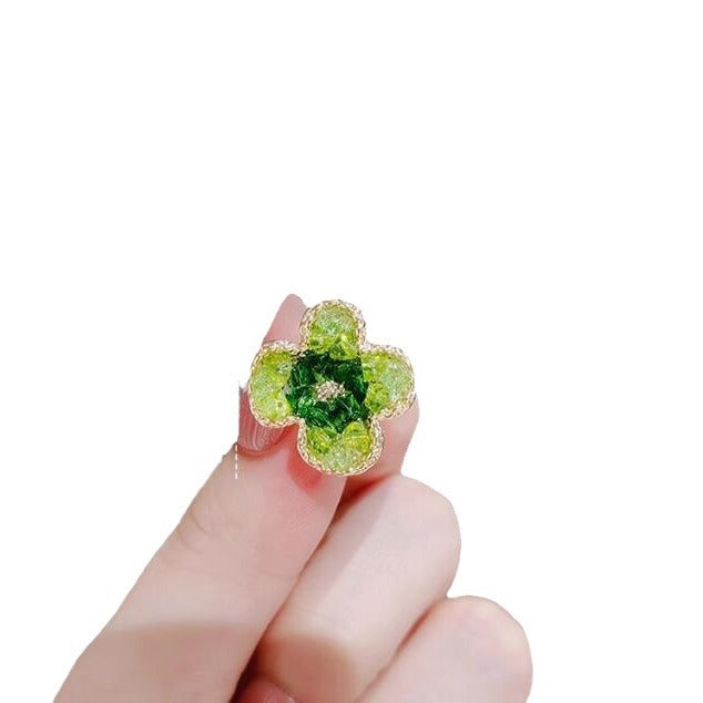 Wholesale Flower earrings, niche design, high-end earrings