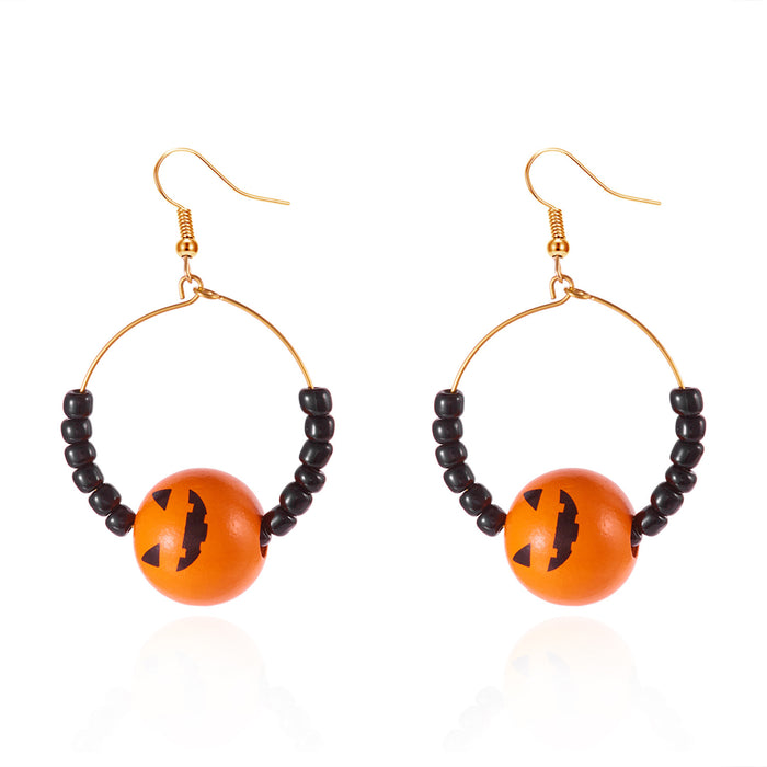 Wholesale Girls'  Gifts  Earrings Pumpkin Ghost Earrings