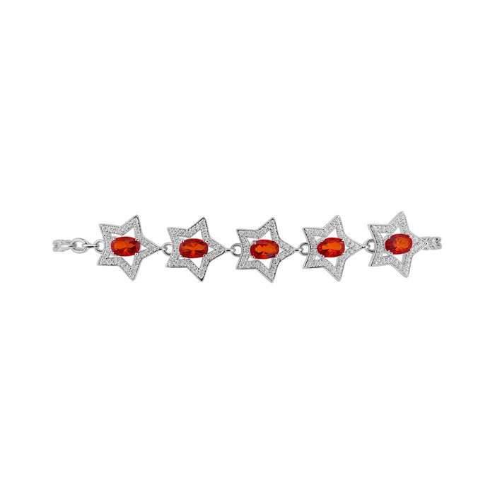 Wholesale Star Hollow Star Bracelet with Zircon Trendy Fashion Accessory