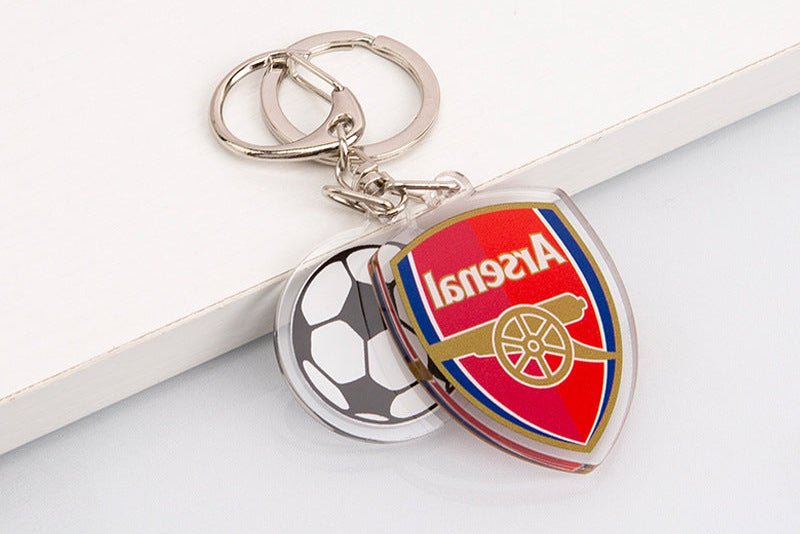 Wholesale Acrylic Keychain with Badge Fashion Accessory for Fans