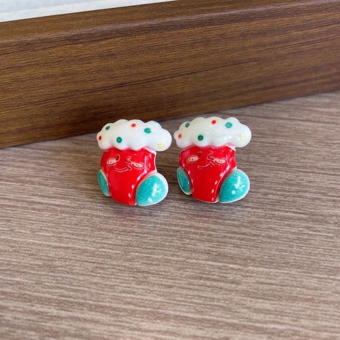 Wholesale Christmas Cartoon Cute   Earrings