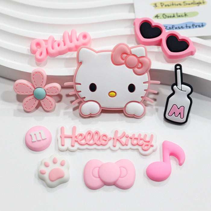 Wholesale 10pcs Cat Soft Glue DIY Accessories Mobile Phone Shell Insulation Cup Decorative Patch Shoes