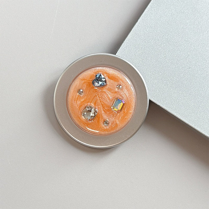 Wholesale Rhinestone Gemstone Phone Holder with Magnetic Suction Ring