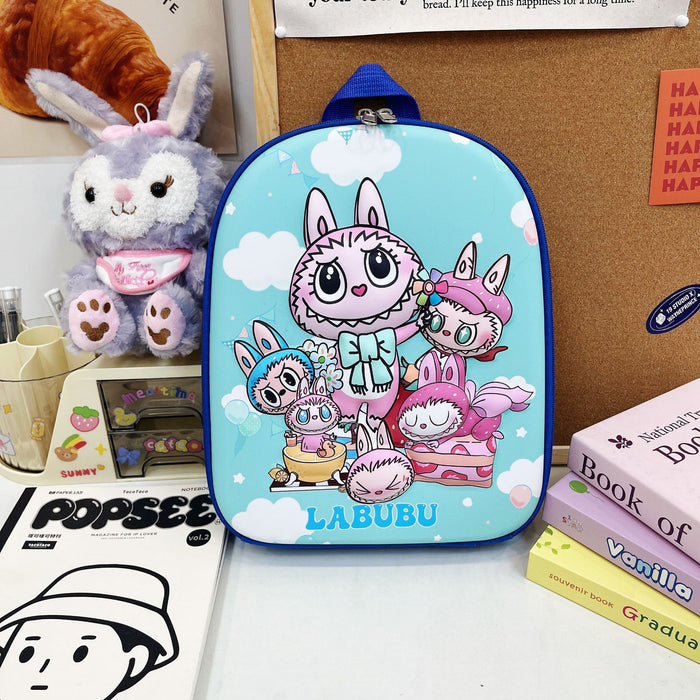 Wholesale Bag Cloth Backpack for Boys and Girls Kindergarten School Bag Baby Cartoon Hard Shell Bag
