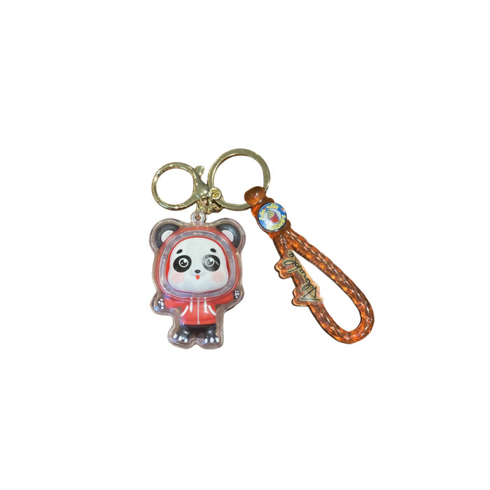 Wholesale Acrylic Panda Doll Keychain JDC-KC-MingT070