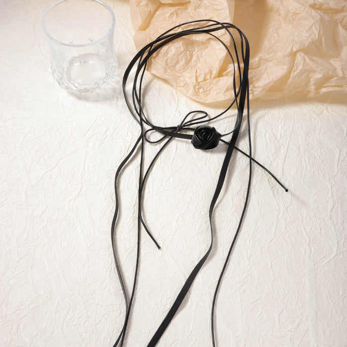 Wholesale Strap Multi-layer Camellia Long Women's All-match Necklace