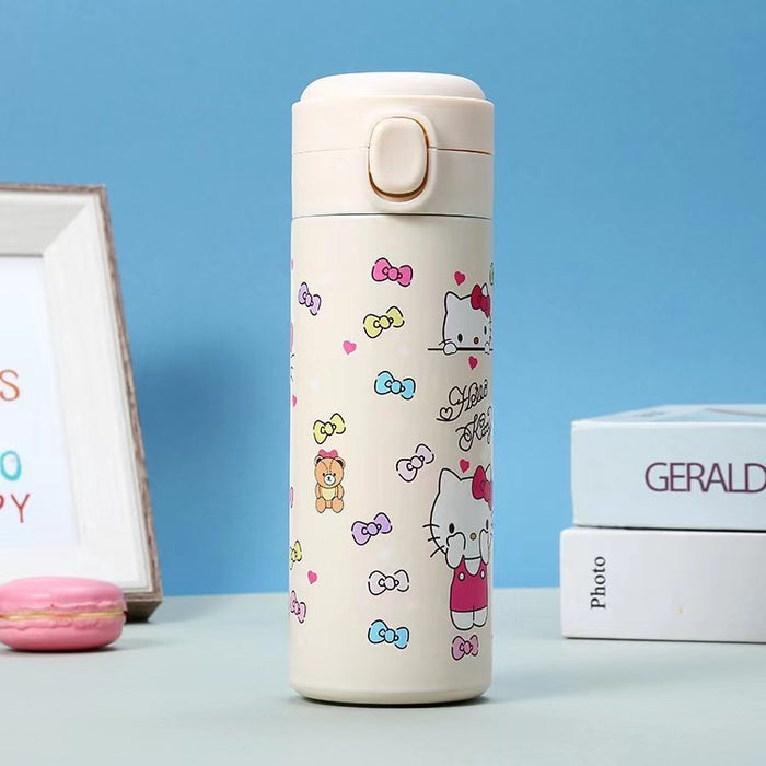 Wholesale Cute Cartoon 304 Stainless Steel Flip-top Thermos Cup