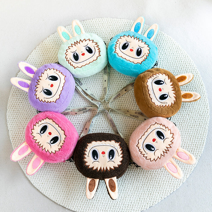 Wholesale Color Rags Plush Bag Children' s Casual Doll Bag Girl' s Cartoon Creative Snacks Portable Shoulder Bag