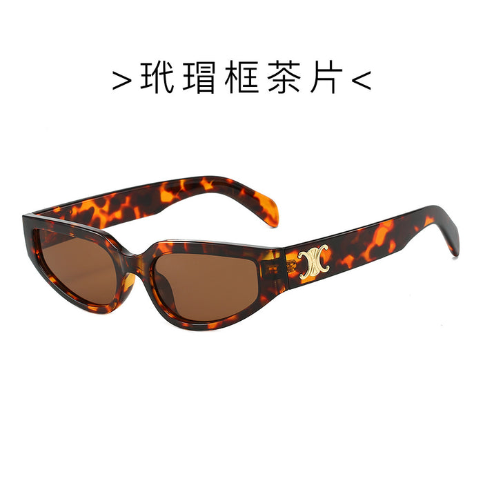 Wholesale Retro sunglasses, small frame polygonal high-end sunglasses, outdoor glasses