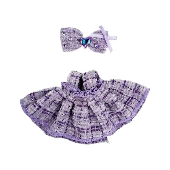 Wholesale Vinyl doll clothes change cute sweet skirt