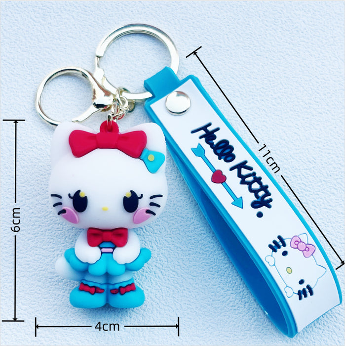 Wholesale PVC Cartoon Coffee Milk Tea Cup Figurine Keychain JDC-KC-WuYi163