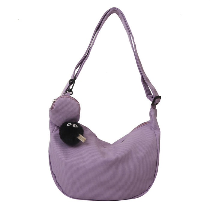 Wholesale Canvas bag, crossbody bag, large capacity casual versatile shoulder bag