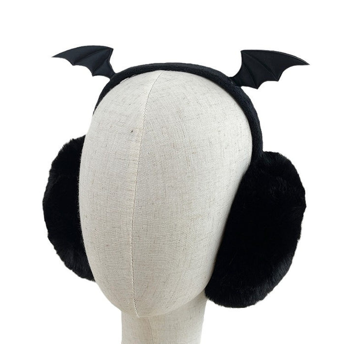 Wholesale Earmuffs Winter Warm Ear Punk Gothic Bat Ear Bag Dark Devil Ear Cover