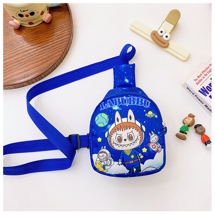 Wholesale Children' s chest bag mobile phone bag cartoon coin wallet nylon one-shoulder crossbody backpack