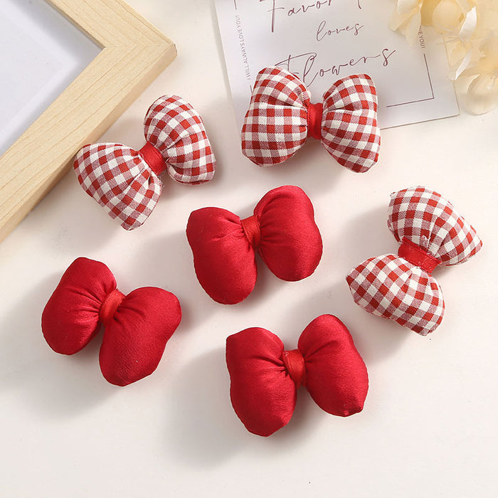 Wholesale Bow accessories, phone case accessories, headwear, clothing brooch, bow accessories, children's handmade DIY decorations