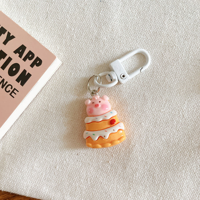 Wholesale Keychain pendant cartoon student girl hanging accessory with accessories