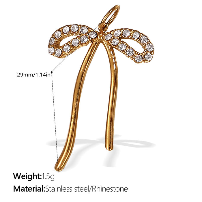 Wholesale  Pendant Accessories Inlaid Rhinestone All-match Pendant Inlaid Glass Stone Round Pendant Necklace