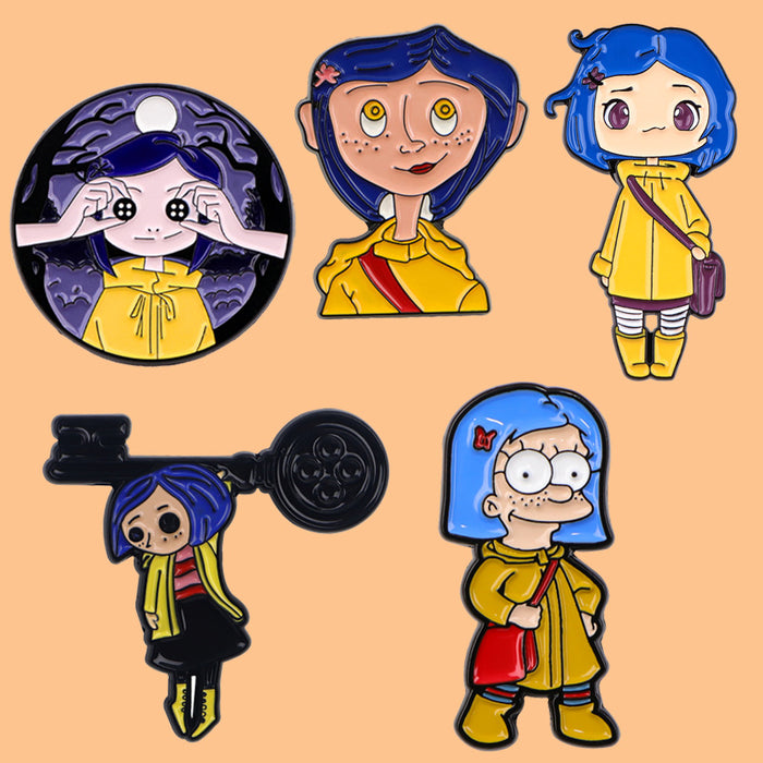 Wholesale Anime Brooch Badge Clothing Backpack Accessories