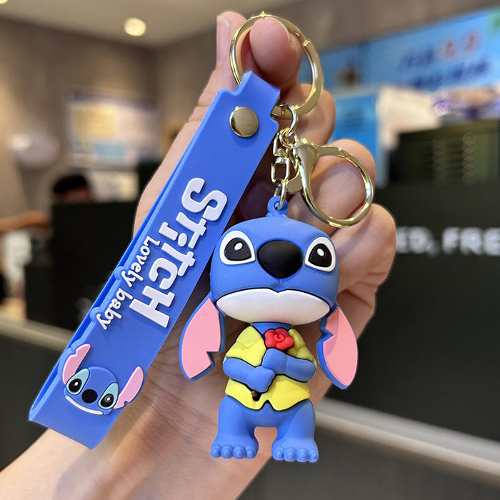 Wholesale Cartoon Silicone Keychains (F) JDC-KC-ZiXing001