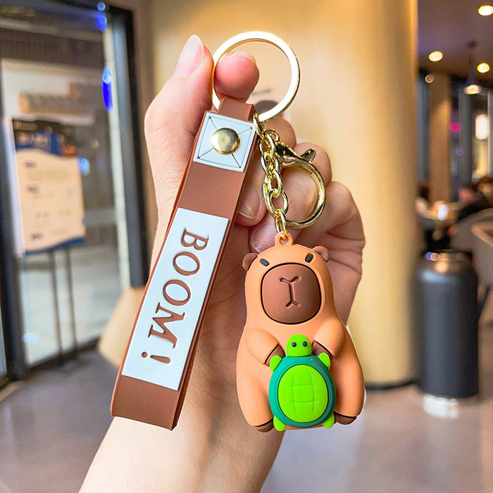 Wholesale PVC Cartoon Cute Keychain JDC-KC-LeZi024