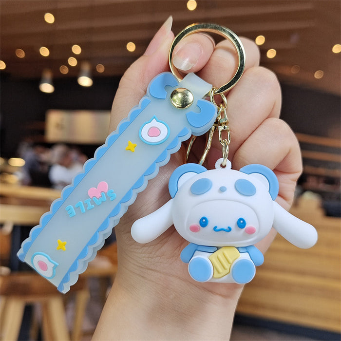 Wholesale Silicone Cartoon Doll Keychain JDC-KC-MingT115