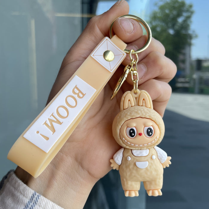 Wholesale Plush Keychain Couple Cute Pendant Bag Car Keychain Small Gift