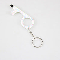 Wholesale Alloy Multifunctional Double-sided Diamond Door Opener Keychain JDC-KC-TouMS032