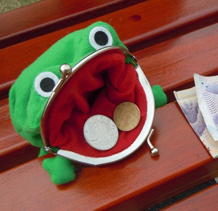 Wholesale Cartoon Frog Coin Purse JDC-WT-YGL001