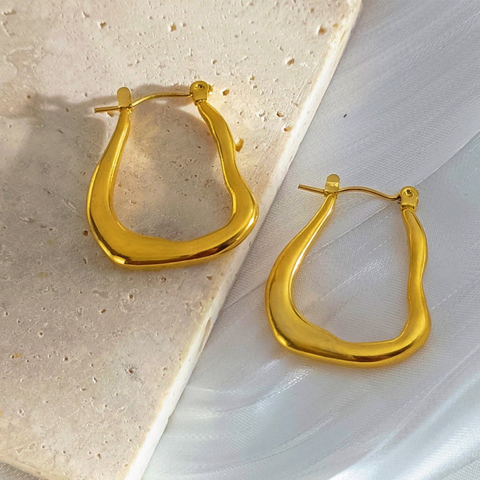 Wholesale irregular geometric ear buckle