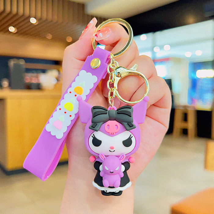 Wholesale Cartoon Doll Soft Plastic Keychain JDC-KC-KuM010