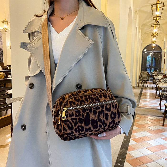 Wholesale Leopard Print Fashion Crossbody Women's Shoulder Crossbody Bag JDC-SD-HT034