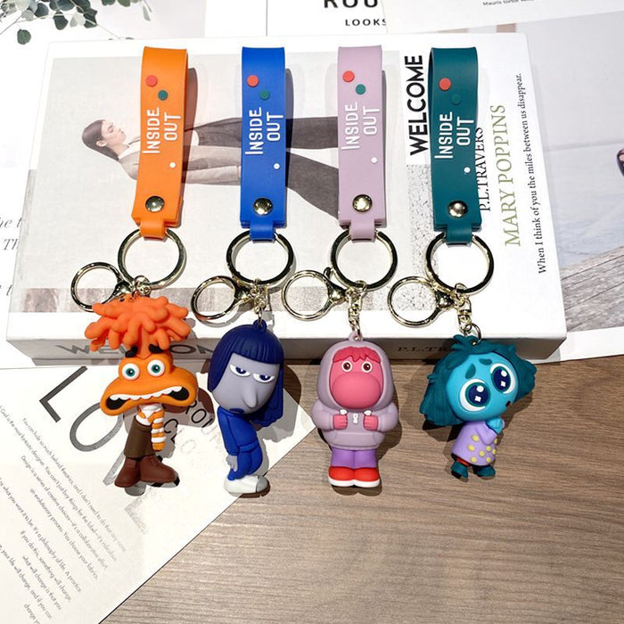 Wholesale Drip Glue Cartoon Doll Keychain JDC-KC-Gongz051