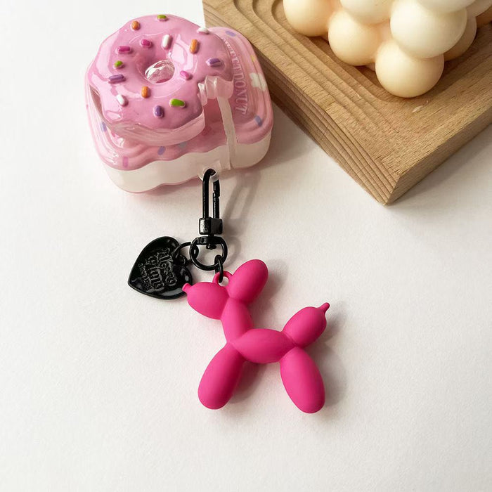 Wholesale Heart Balloon Dog Keychain Dark Cool Bag Pendant