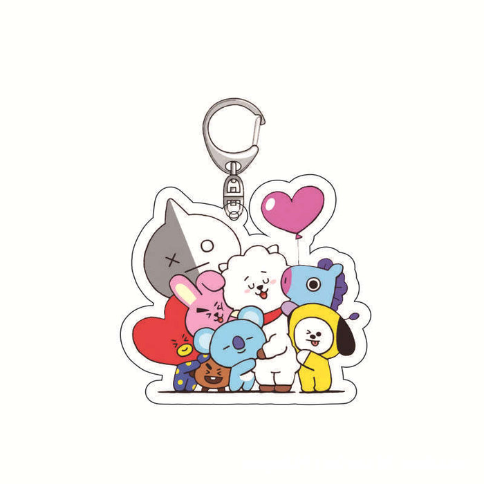 Wholesale Creative Candy Series Kpop Cartoon Keychain JDC-KC-XinF001