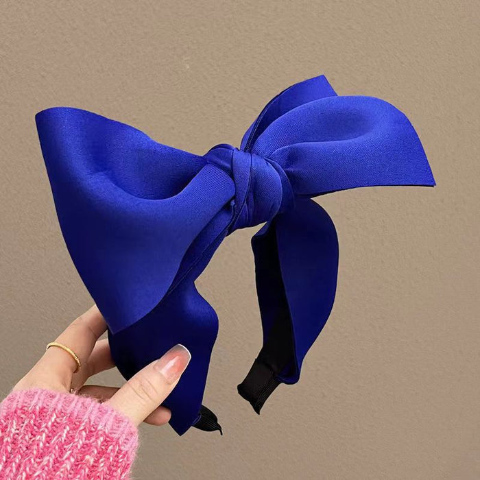 Wholesale Cute and Sweet Three-dimensional Big Bow Sponge Headband JDC-HD-MiaoY002