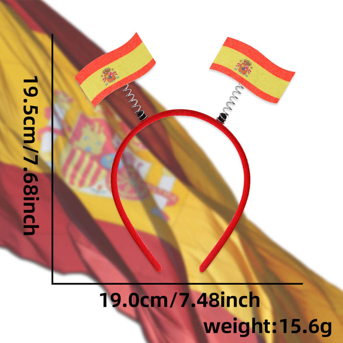Wholesale 3pcs World Cup Flag Headbands Fans Cheering Hair Clip