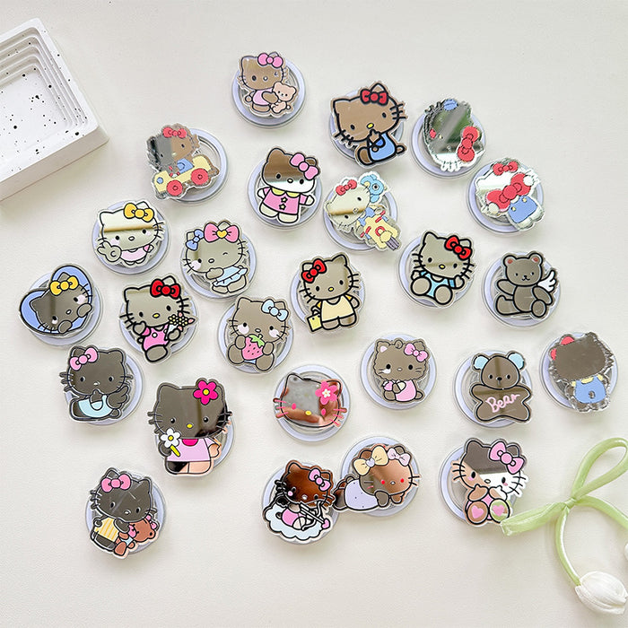 Wholesale Cartoon Cat Mirror Mobile Phone Airbag stand