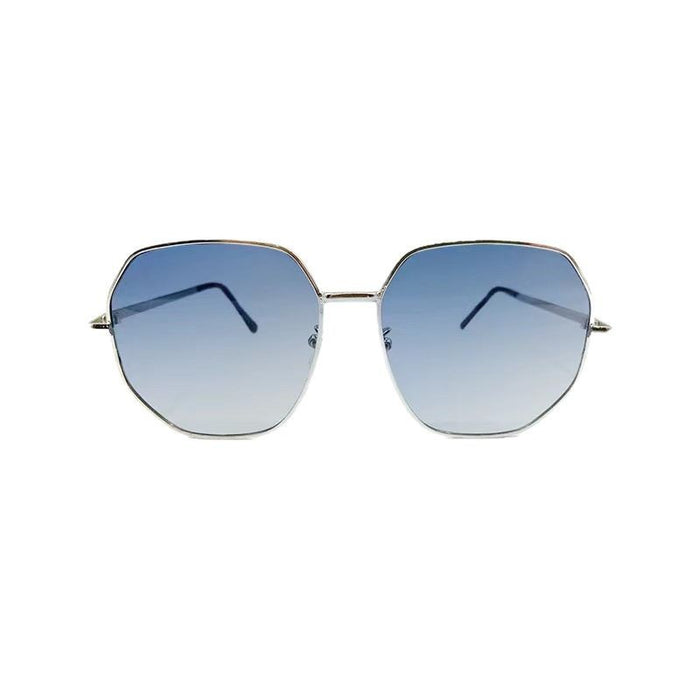 Wholesale Transparent versatile sunglasses, polygonal metal driving sunglasses, seaside travel glasses