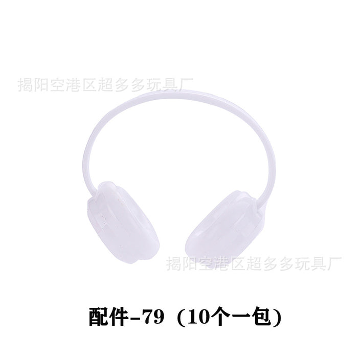 Wholesale Suitable for 17cm doll shoes,  bags,  glasses,  pendants,  cameras,  beach chairs,  surfing transparent protective cases