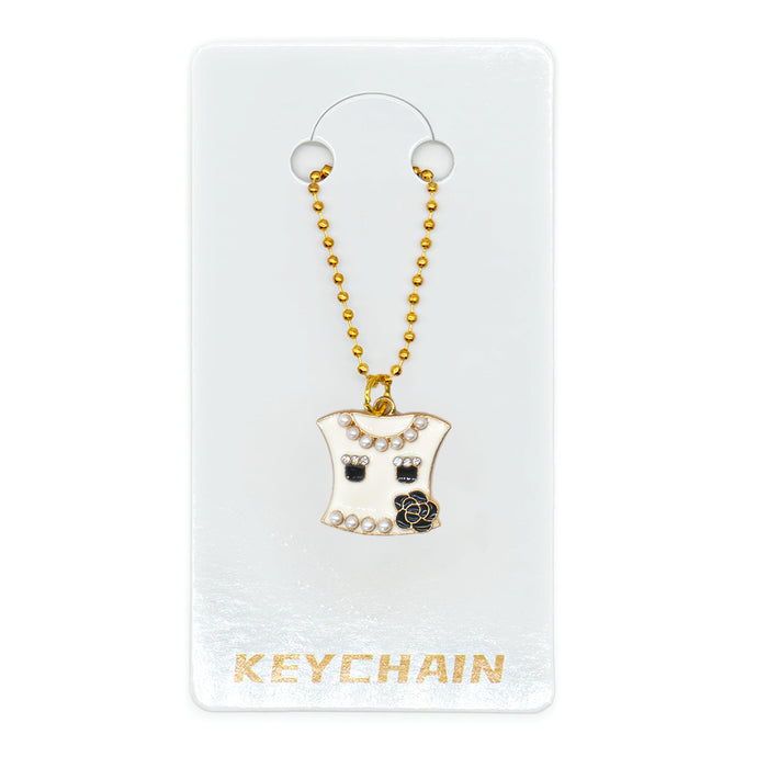 Wholesale Cartoon Christmas Metal Keychain Bag Charm Cute Holiday Gift Accessory
