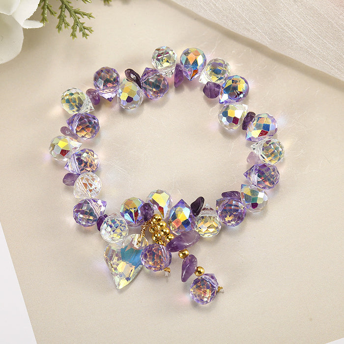 Wholesale Minimalist Heart Crystal Bracelet Jewelry Gift Boutique